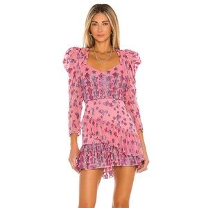 LoveShackFancy Caden Dress in Millennial Pink